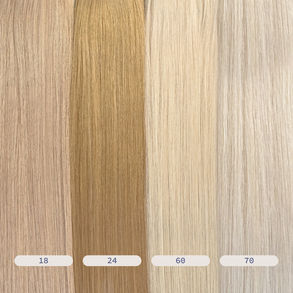 NEUES 8-teiliges nahtloses Clip-In Box-Set 22" 150g