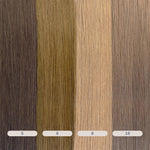 NEUES 8-teiliges nahtloses Clip-In Box-Set 22" 150g