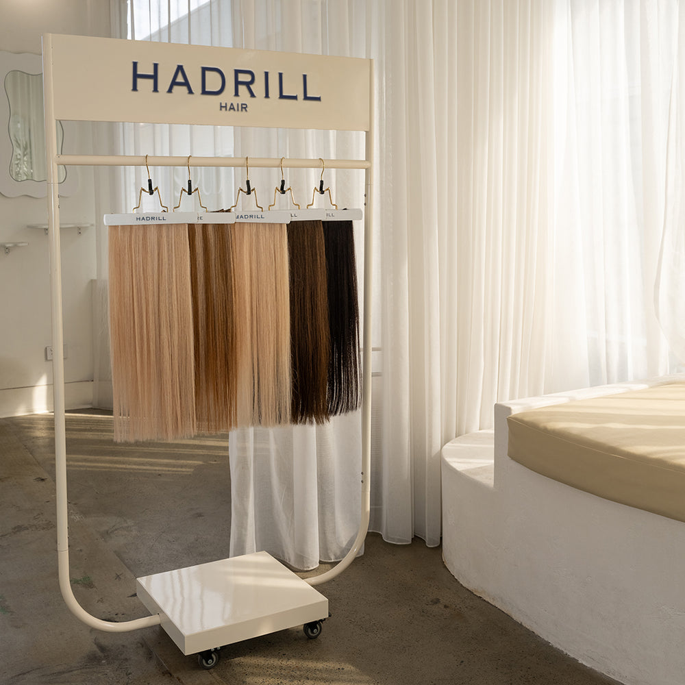 Human Hair Rack Hadrill Hair Extension Display Rack – Trade Hadrill Hair
